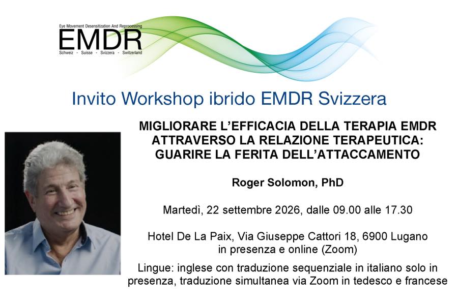 Workshop con Roger Solomon: guarire la ferita dell’attaccamento con l'EMDR